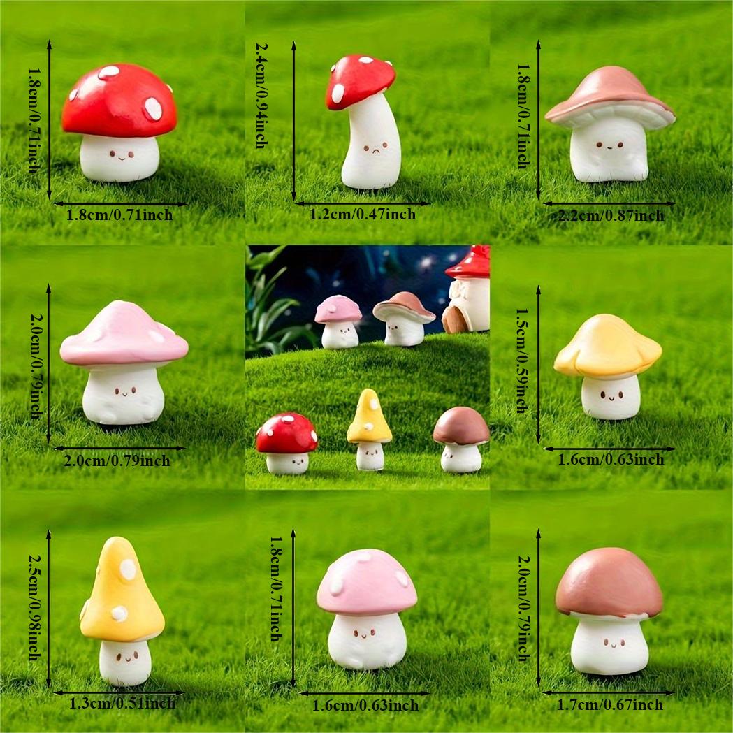 รูปปั้นเห็ดอีโมจิขนาดเล็ก 8 ชิ - Succulent Set บทวิจารณ์และราคา