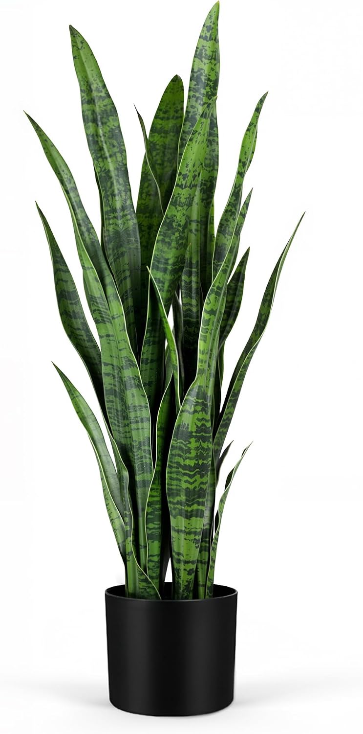 ต้นไม้ประดิษฐ์ลายงู, ต้นไม้จำล - Snake Plant บทวิจารณ์และราคา